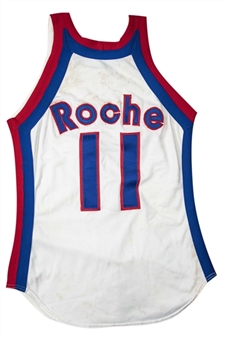 Johnny Roche Game Used Kentucky Colonials ABA Jersey